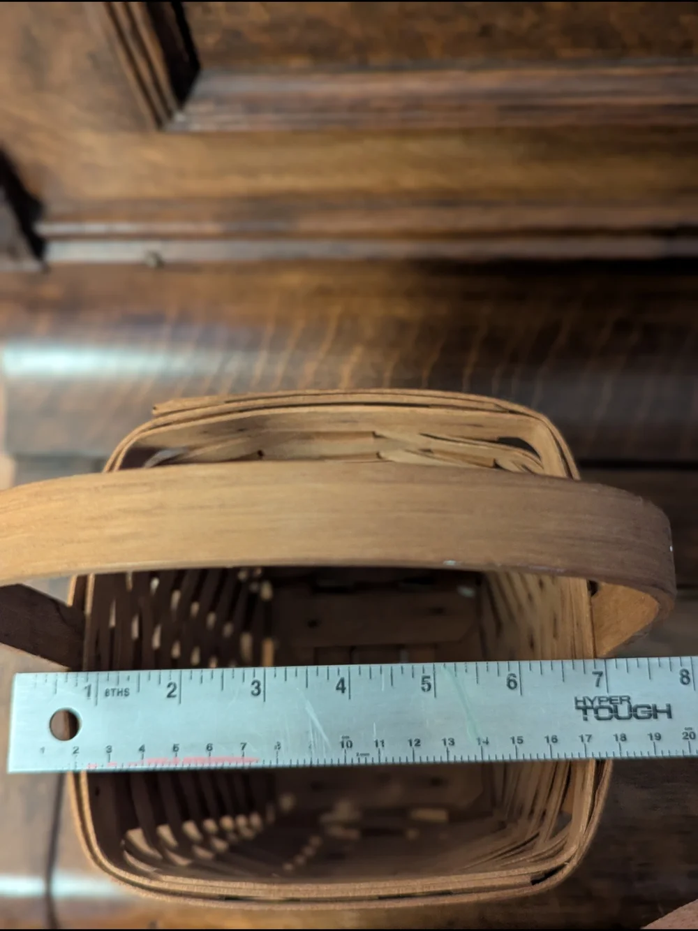 1987 Longaberger Tall Basket | Handwoven Signed Dated